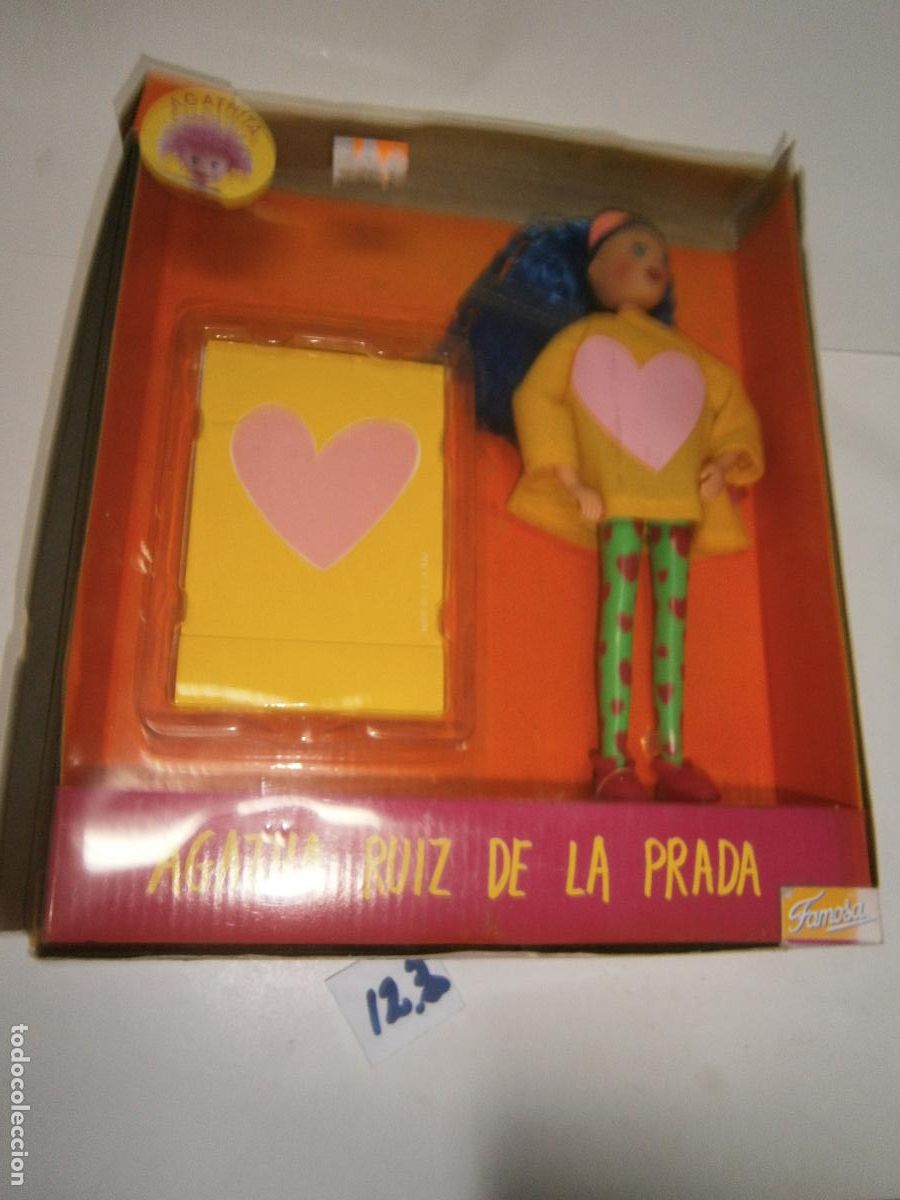 Mu&ntilde;ecas espa&ntilde;olas modernas: ANTIGUA MU&Ntilde;ECA AGATHITA - AGATHA RUIZ DE LA PRADA EN SU CAJA NUEVA SIN USAR