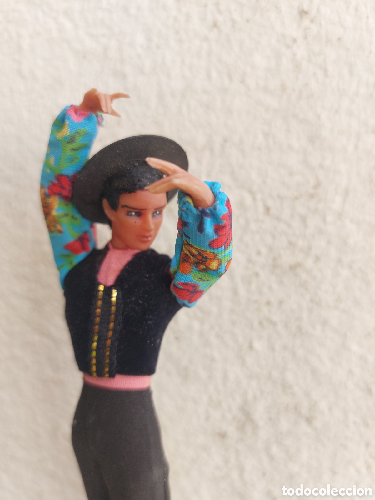 Mu&ntilde;ecas espa&ntilde;olas modernas: antigua figura bailador flamenco . casa Marin Spain mu&ntilde;eco 18 cm