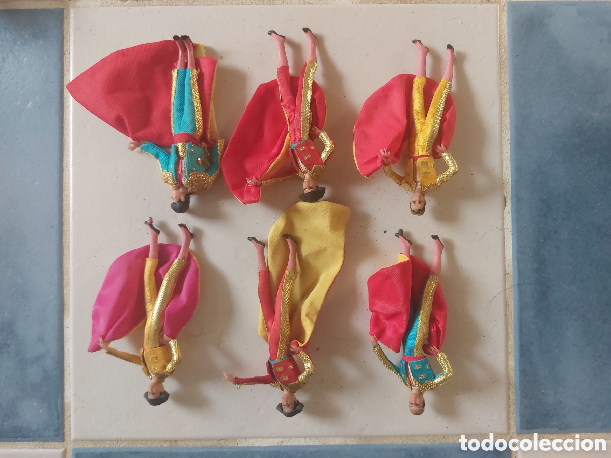 Mu&ntilde;ecas espa&ntilde;olas modernas: 6 mu&ntilde;ecos figuras de toreros 12 cm Marin ?