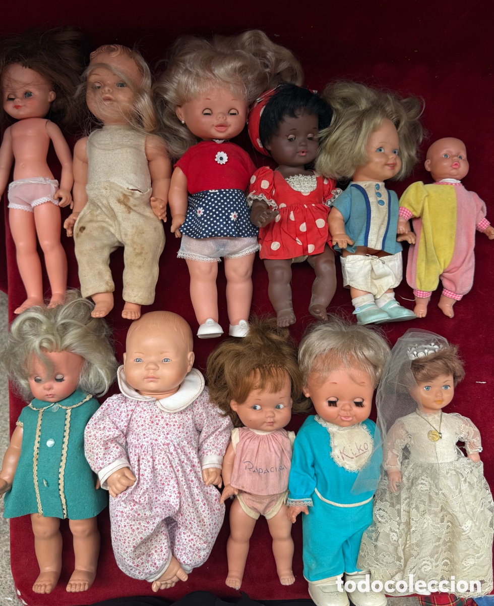 Mu&ntilde;ecas espa&ntilde;olas modernas: Gran lote de + 10 mu&ntilde;ecas antiguas!
