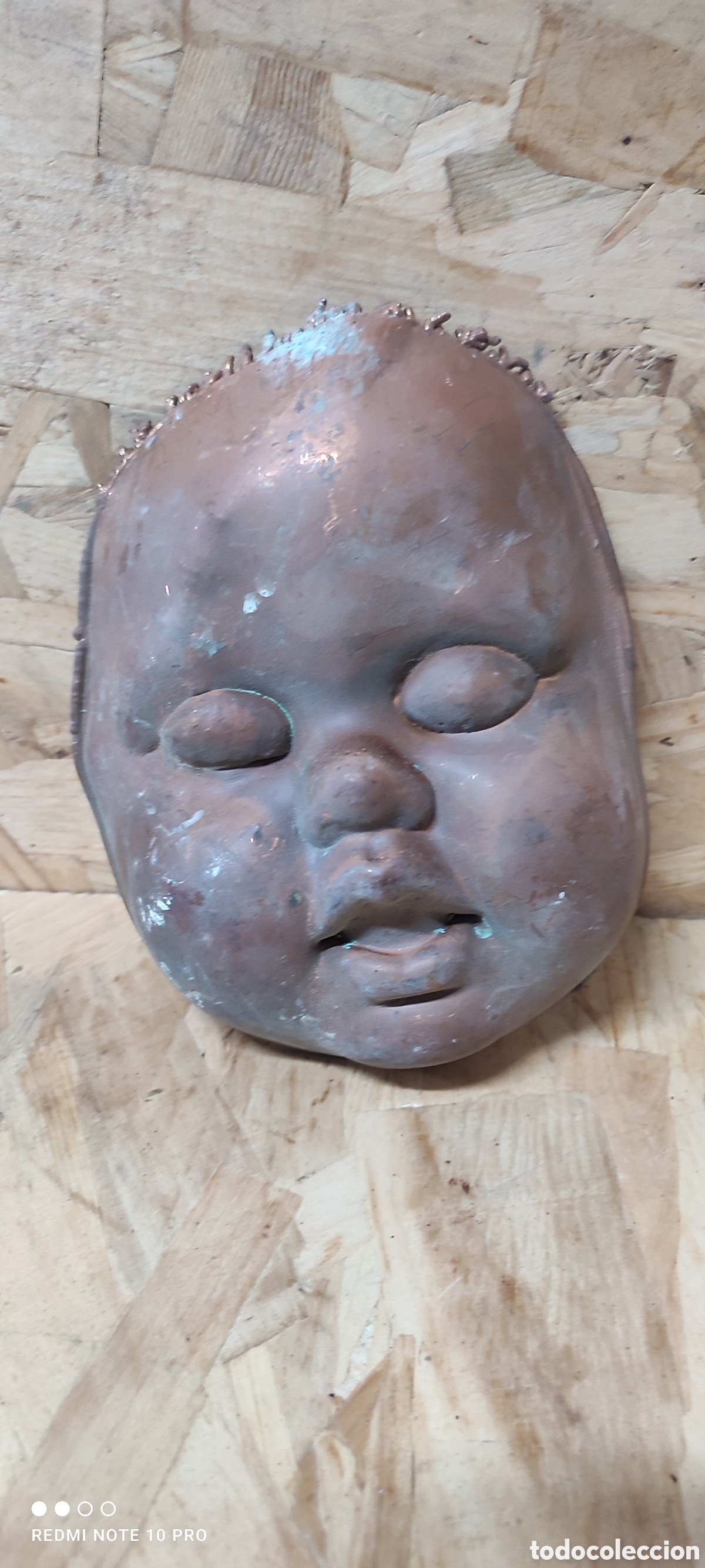 Mu&ntilde;ecas espa&ntilde;olas modernas: Antigua trepa de cobre, molde para pintar mu&ntilde;ecas o mu&ntilde;ecos. Famosa, Feber, Berjusa, IBI, Onil.....