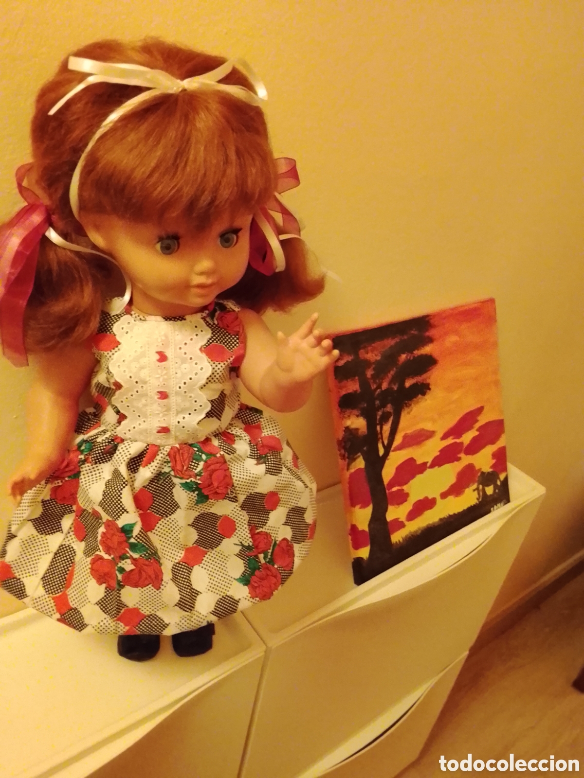 Mu&ntilde;ecas espa&ntilde;olas modernas: Mu&ntilde;eca musical a&ntilde;os 70 .Giovana de Jesmar.Ver fotos y leer descripci&oacute;n .