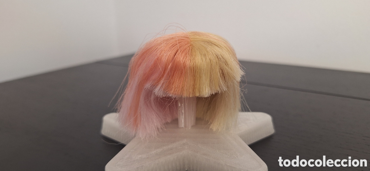 Mu&ntilde;ecas espa&ntilde;olas modernas: peluca te&ntilde;ida mu&ntilde;eca chabe