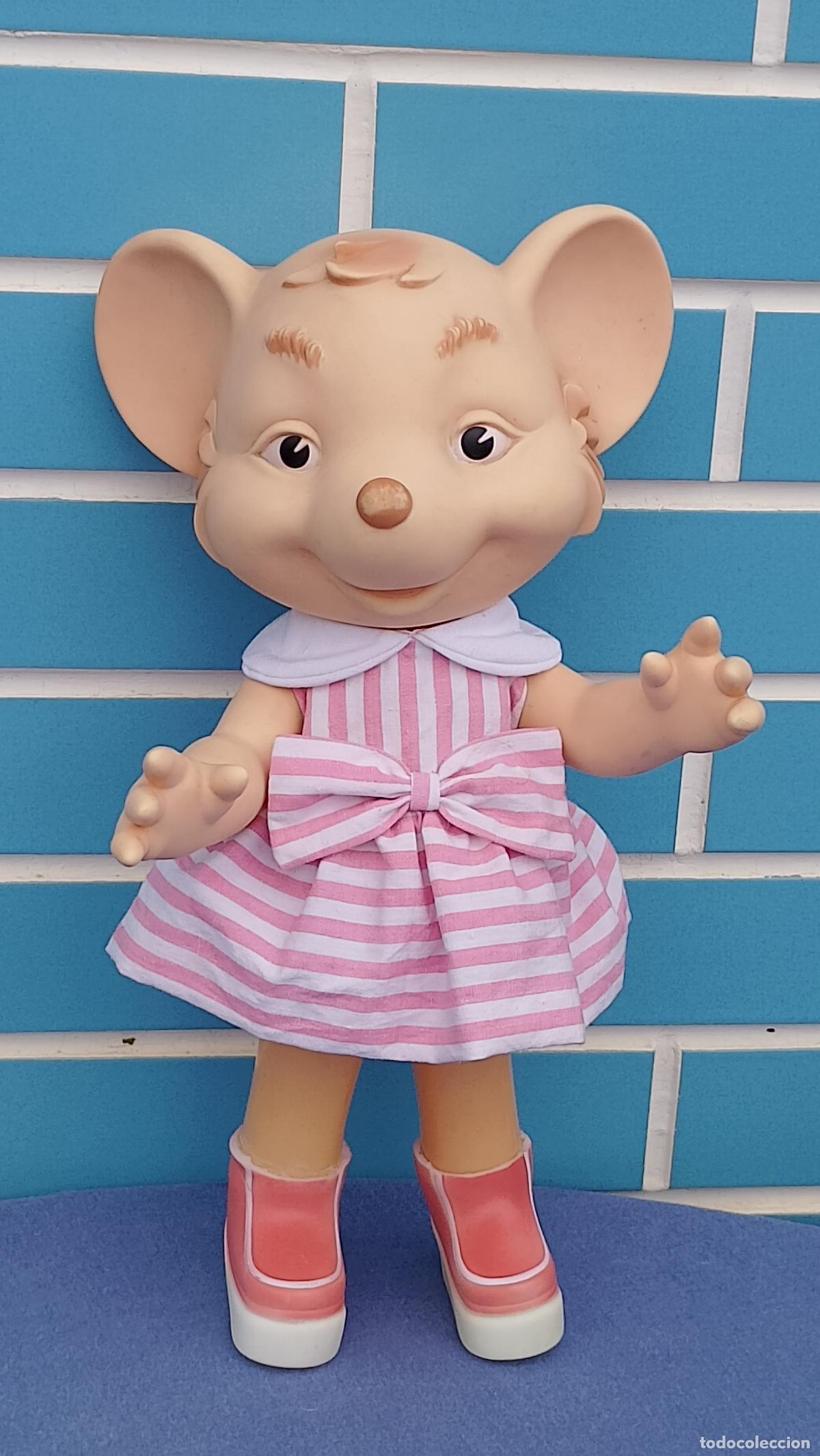Mu&ntilde;ecas espa&ntilde;olas modernas: Antigua mu&ntilde;eca Ratona de Vicma Serie Animales, especial coleccionistas