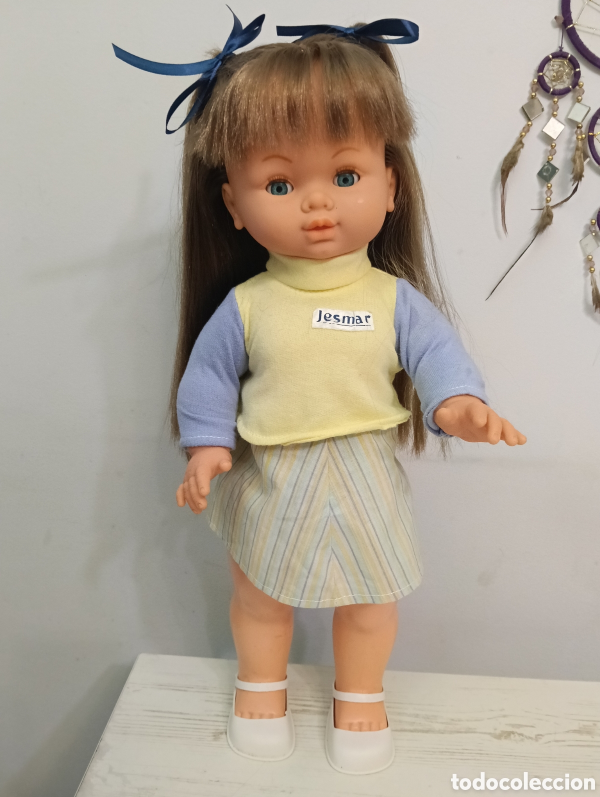 Mu&ntilde;ecas espa&ntilde;olas modernas: Mu&ntilde;eca Jesmar Vintage (A&ntilde;os 70/80) - Camina y Canta