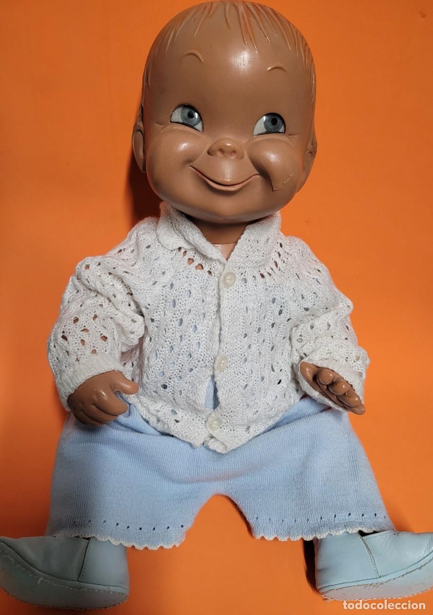 Mu&ntilde;ecas espa&ntilde;olas modernas: ANTIGUA MU&Ntilde;ECA / MU&Ntilde;ECO TATO DE 53 CMS. DE INDUSTRIAS LANCO - EL REY DE LA SIMPAT&Iacute;A - A&Ntilde;OS 60 -