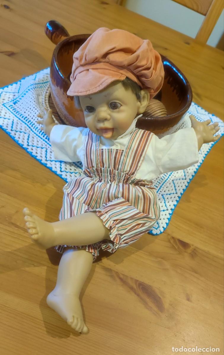Mu&ntilde;ecas espa&ntilde;olas modernas: SIMPATICO MU&Ntilde;ECO D'ANTON JOS S.L. 95 VESTIDO ORIGINAL Y EN MUY BUEN ESTADO