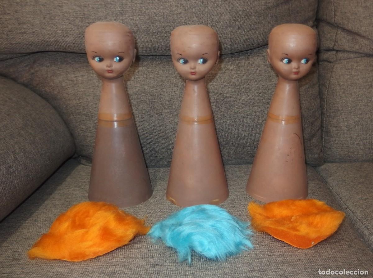 Mu&ntilde;ecas espa&ntilde;olas modernas: 3 LINDAS PIRULAS-HUCHA,A&Ntilde;OS 60,A ESTRENAR