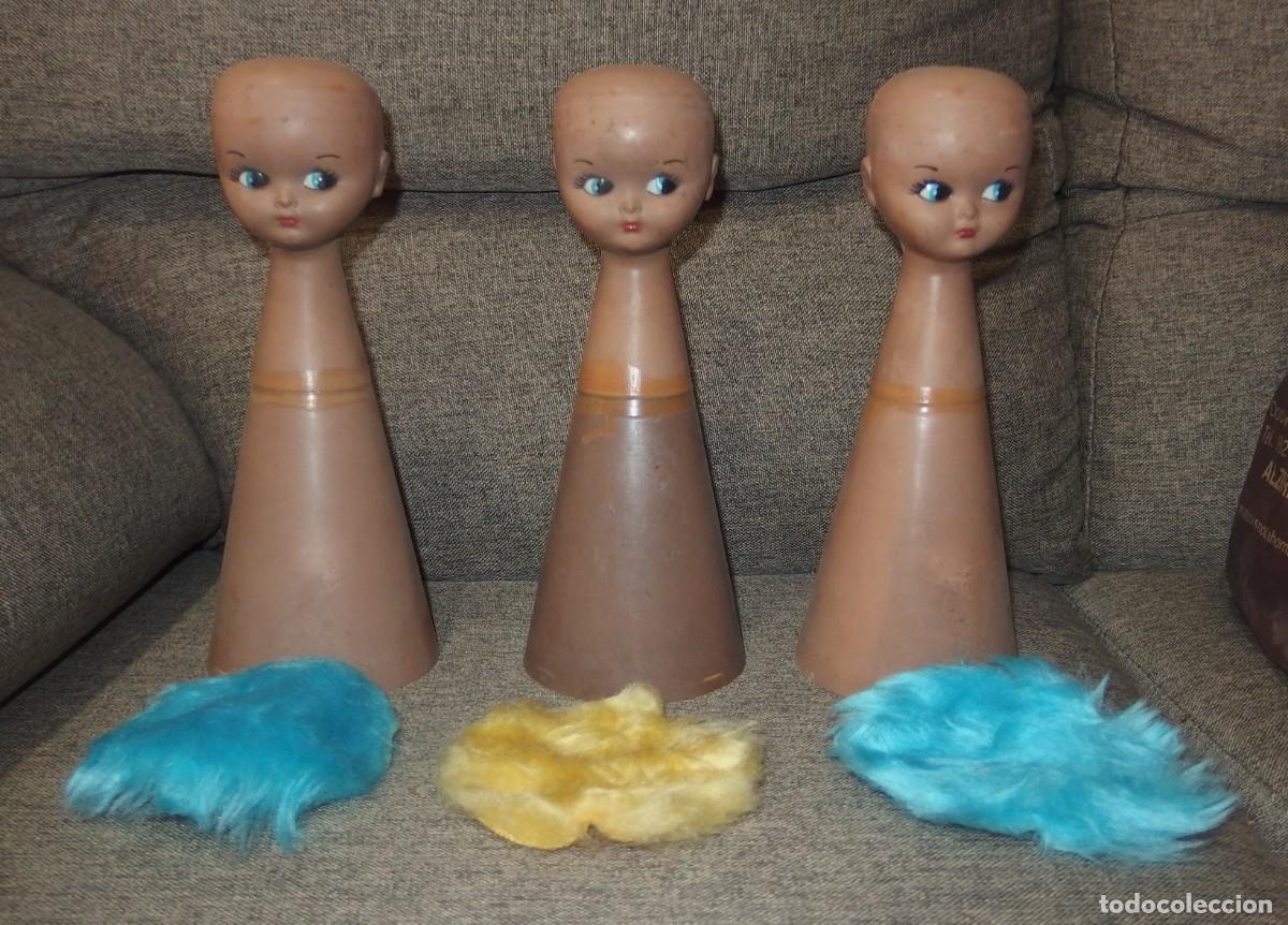 Mu&ntilde;ecas espa&ntilde;olas modernas: 3 LINDAS PIRULAS-HUCHA,MU&Ntilde;ECAS DE ALBA,FINALES A&Ntilde;OS 60