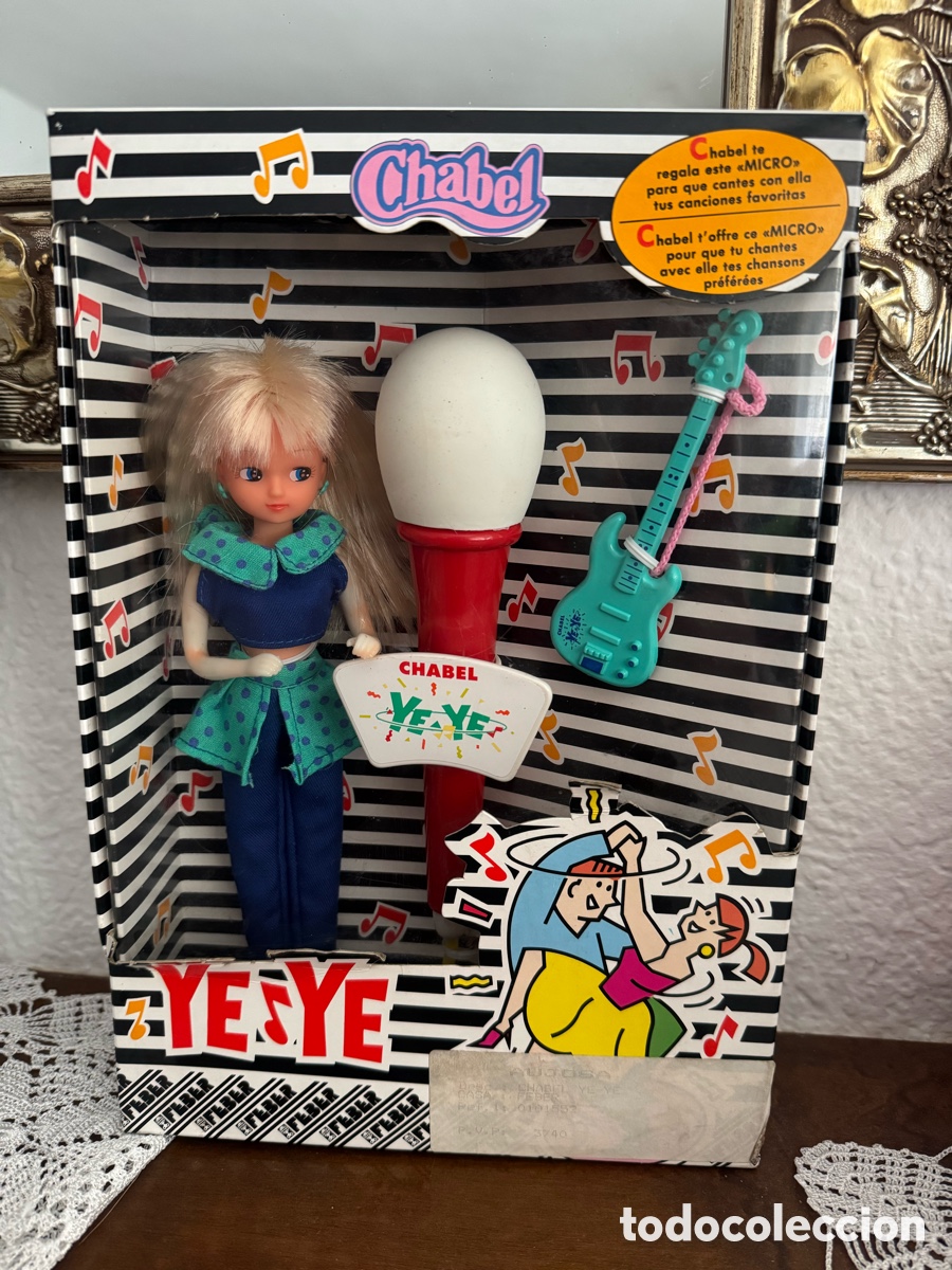 Mu&ntilde;ecas espa&ntilde;olas modernas: Mu&ntilde;eca Chabel Yeye Vintage 1990