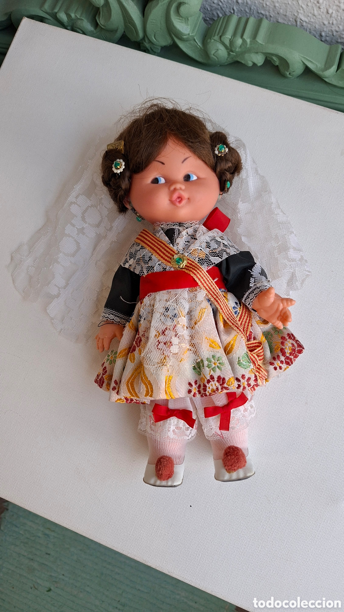 Mu&ntilde;ecas espa&ntilde;olas modernas: Mu&ntilde;eca Fallera C.1960 - Foto 2