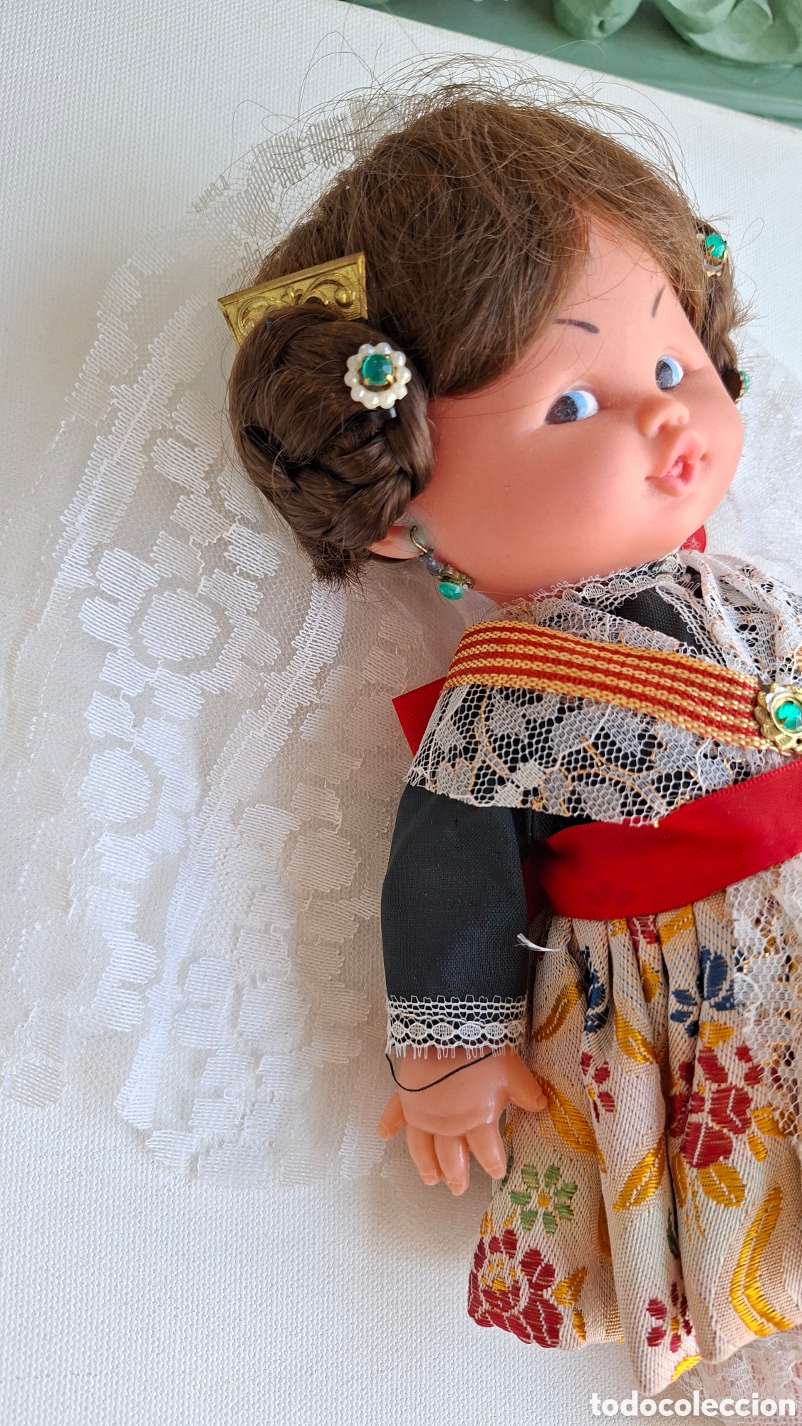 Mu&ntilde;ecas espa&ntilde;olas modernas: Mu&ntilde;eca Fallera C.1960 - Foto 3