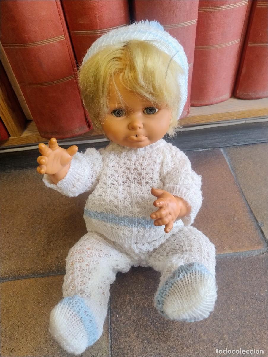 Bambole Spagnole Moderne: MU&Ntilde;ECA PUCHERITO DE TOYSE SPAIN ANTIGUA CON SU ROPA ORIGINAL UNOS 42 CM