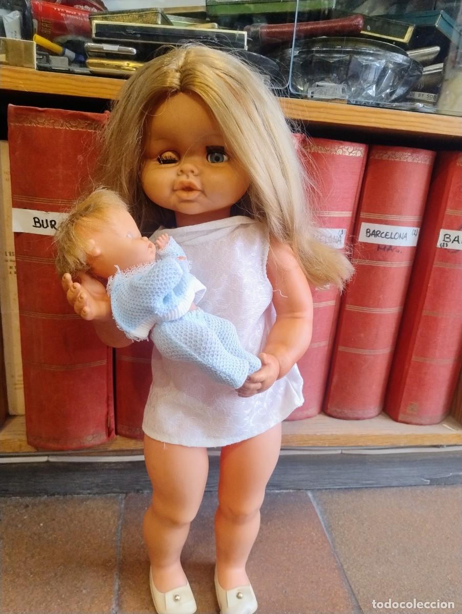 Bambole Spagnole Moderne: Muneca Mama Luchy Jesmar. Funciona la cuerda, pero tiene un ojo que no abre y un brazo flojo