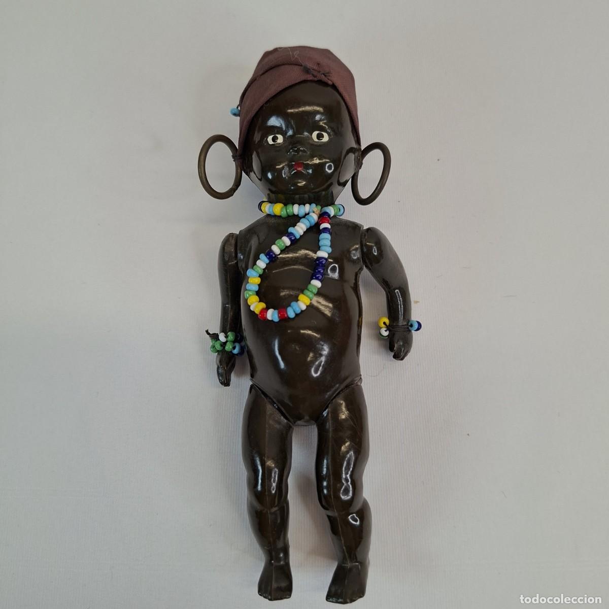 Mu&ntilde;ecas espa&ntilde;olas modernas: MU&Ntilde;ECA NEGRA, MIDE UNOS 15cm.