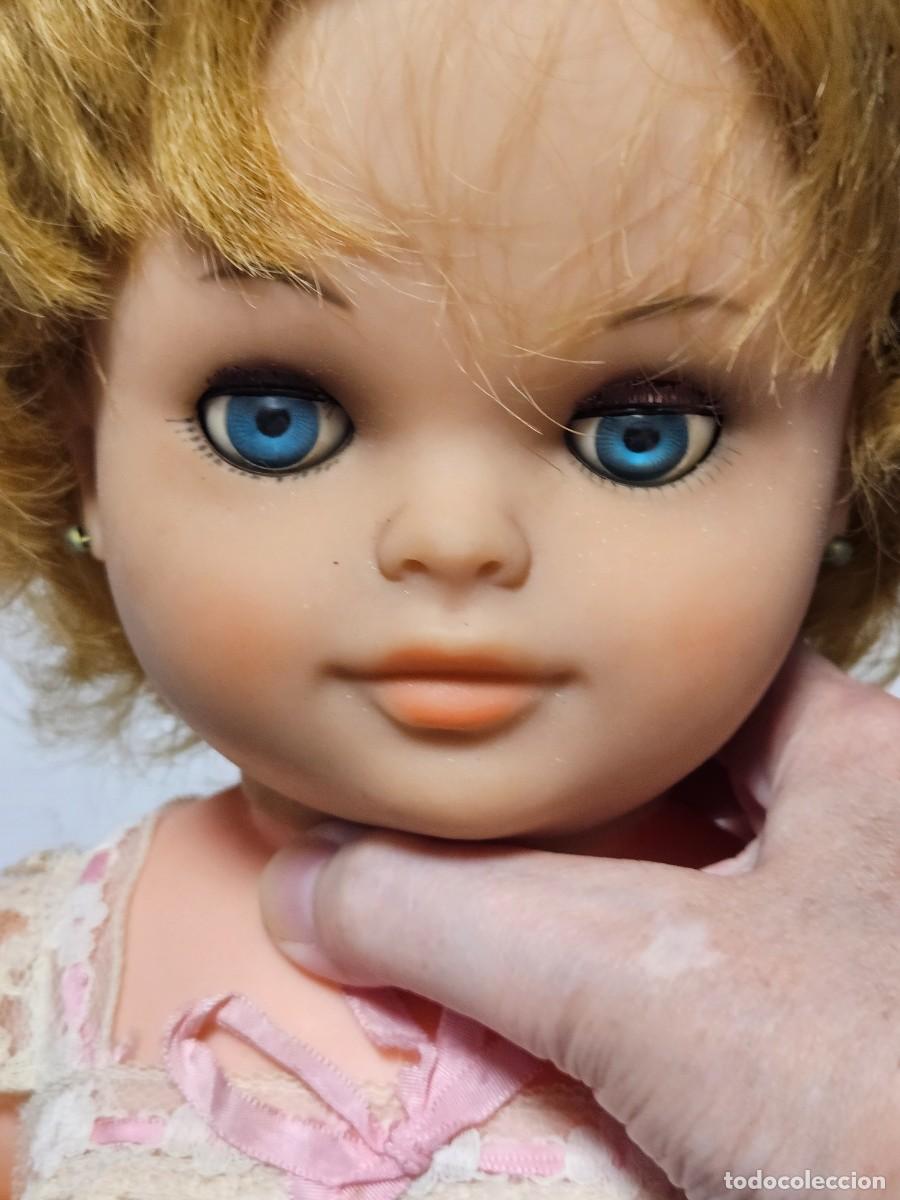 Mu&ntilde;ecas espa&ntilde;olas modernas: Antigua Mu&ntilde;eca AMEL&Iacute;N Todo Original De La Marca Tyber, Nueva Nunca Se Ha Usado, De 1965.