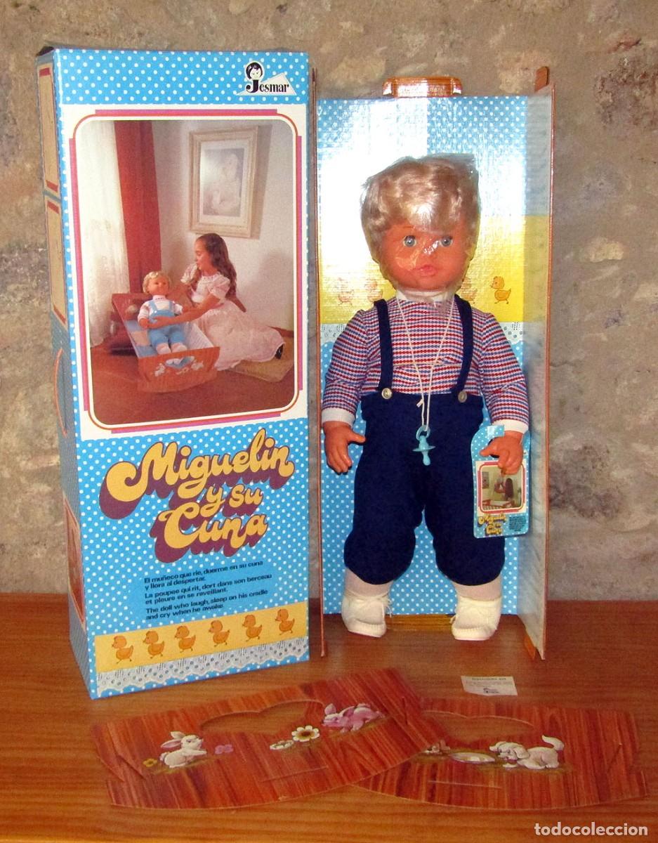 Mu&ntilde;ecas espa&ntilde;olas modernas: ANTIGUO MU&Ntilde;ECO MIGUELIN, DE JESMAR - NUEVO Y EN SU CAJA - IMPECABLE - HERMANO DE ROSAURA