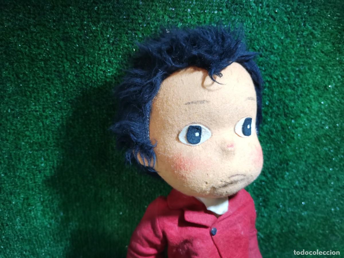 Mu&ntilde;ecas espa&ntilde;olas modernas: mu&ntilde;eco marco antiguo de fieltro - Foto 6