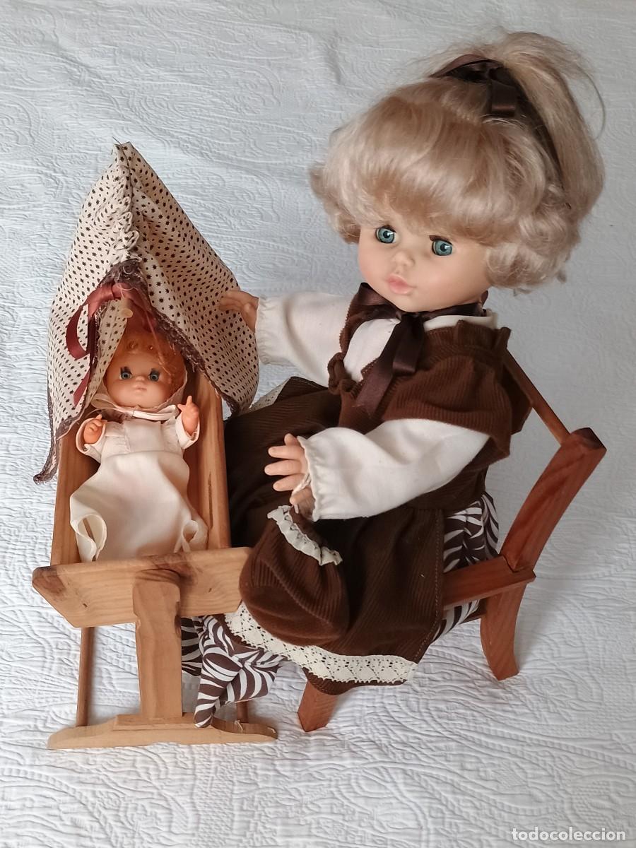 Mu&ntilde;ecas espa&ntilde;olas modernas: Mamyta de Jesmar con cuna y Jesmarin Reparar o Piezas!! Temp.