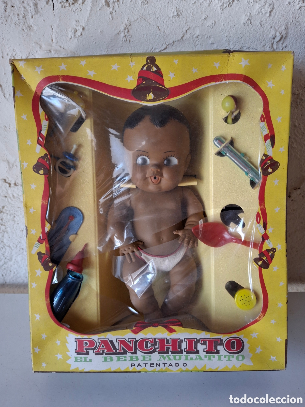 Bambole Spagnole Moderne: MU&Ntilde;ECO PANCHITO EL BEBE MULATOTO de P. Villarrubis