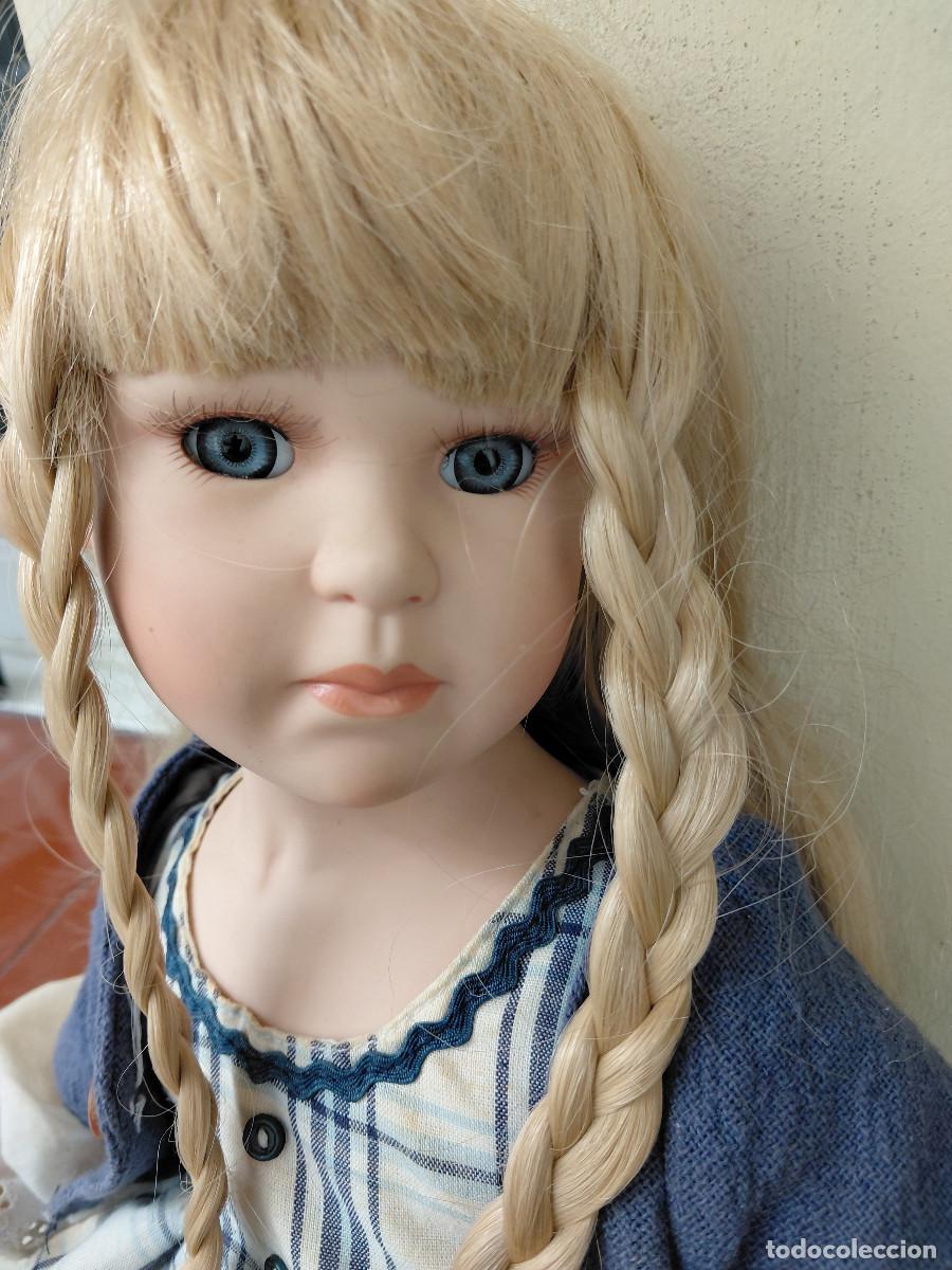 Mu&ntilde;ecas espa&ntilde;olas modernas: mu&ntilde;eca de porcelana a&ntilde;os 90