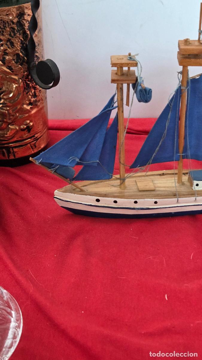 Mu&ntilde;ecas espa&ntilde;olas modernas: maqueta de barco de madera - Foto 2
