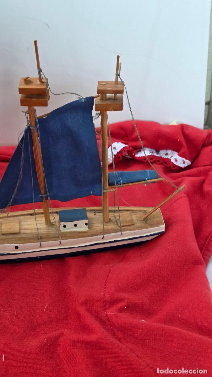 Mu&ntilde;ecas espa&ntilde;olas modernas: maqueta de barco de madera - Foto 3