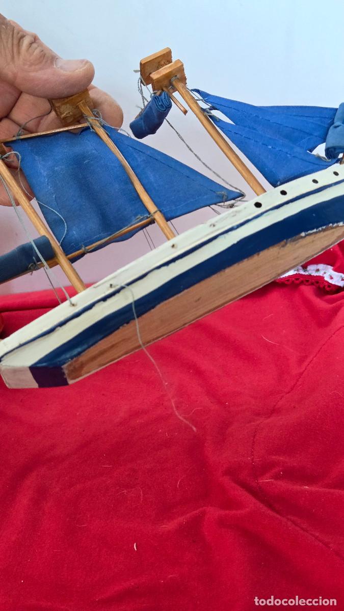 Mu&ntilde;ecas espa&ntilde;olas modernas: maqueta de barco de madera - Foto 4