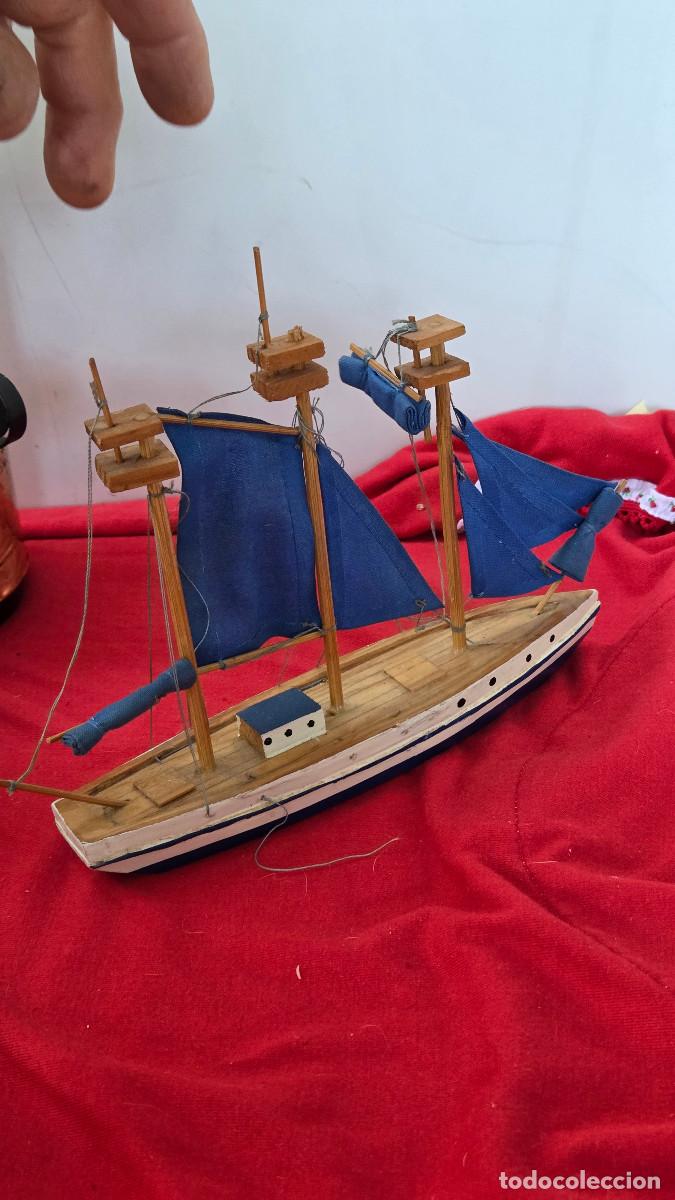 Mu&ntilde;ecas espa&ntilde;olas modernas: maqueta de barco de madera - Foto 5