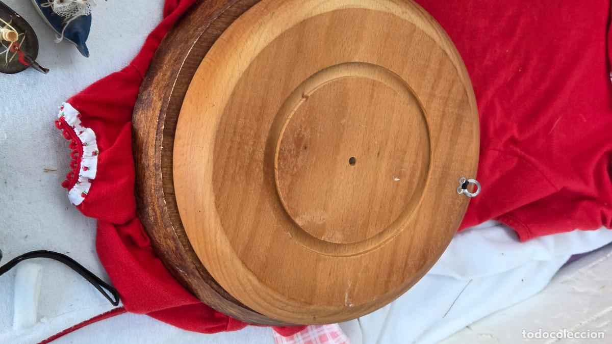 Mu&ntilde;ecas espa&ntilde;olas modernas: plato de madera de virgen - Foto 3