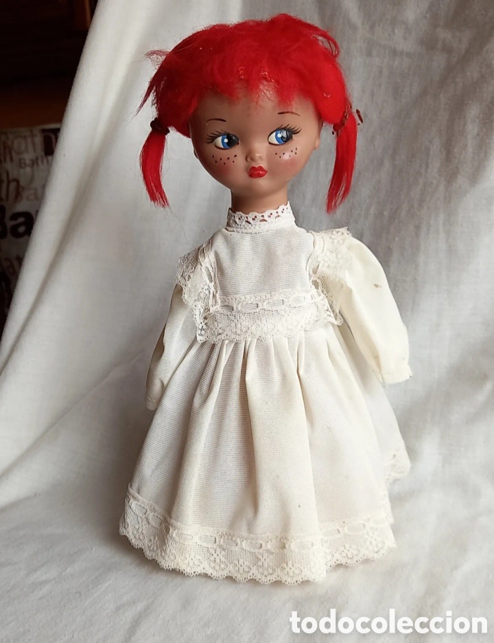 Mu&ntilde;ecas espa&ntilde;olas modernas: MU&Ntilde;ECA LINDA PIRULA PECOSA CREO QUE ES UNA HUCHA