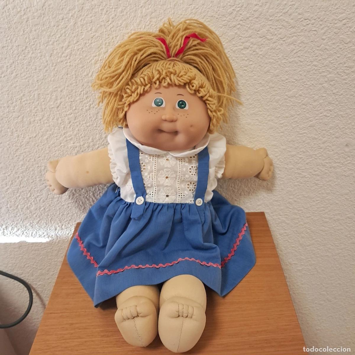 Bambole Spagnole Moderne: Jesmar Cabbage Patch Kid 1982 1984 Made in Spain pelo rubio ojos azules MU&Ntilde;ECA REPOLLO
