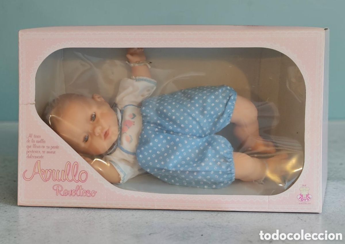 Mu&ntilde;ecas espa&ntilde;olas modernas: :::: RP02 - ARRULLO REVOLTOSO DE TOYSE - 42 CM. - A&Ntilde;OS 80