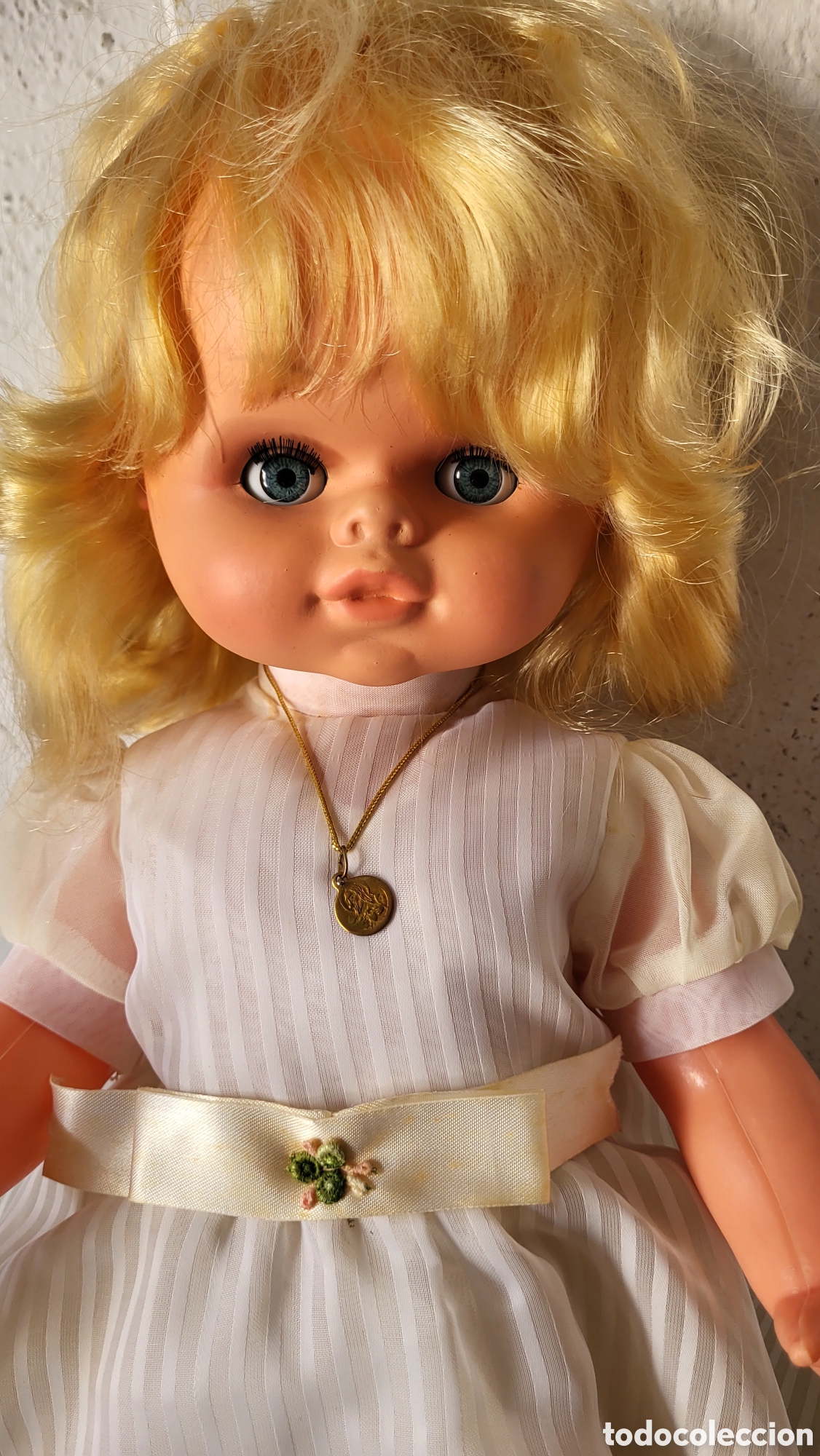 Mu&ntilde;ecas espa&ntilde;olas modernas: Mu&ntilde;eca antigua Comuni&oacute;n - Foto 2