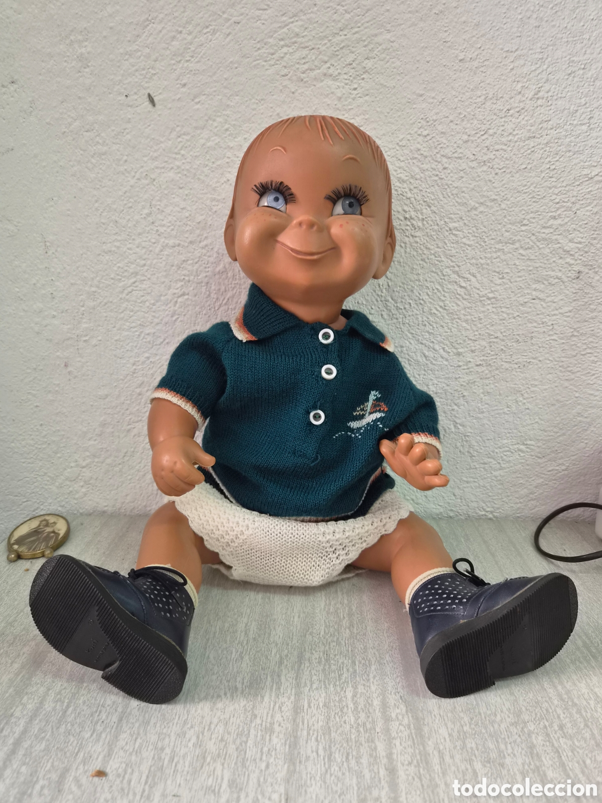 Mu&ntilde;ecas espa&ntilde;olas modernas: ANTIGUO MU&Ntilde;ECO TATO REY DE LA SIMPAT&Iacute;A LANCO TAMA&Ntilde;O GRANDE 56 CM ORIGINAL GRAN ESTADO