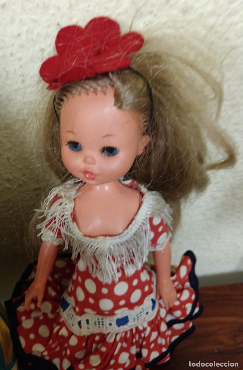 Mu&ntilde;ecas espa&ntilde;olas modernas: MU&Ntilde;ECA CORE RUBIA CON CONJUNTO GITANA EN CAJA REF. 250 - Foto 6