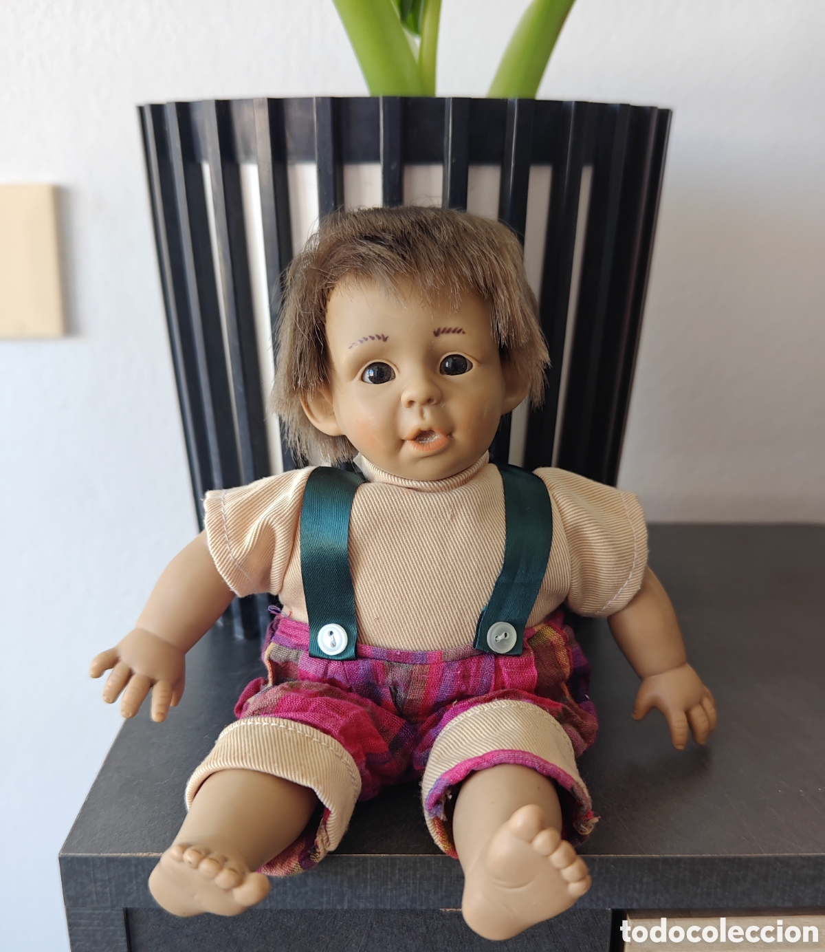 Moderne spanische Puppen: Mu&ntilde;eca Gestitos Llorens - Vintage A&ntilde;os 90 - Cuerpo de Tela