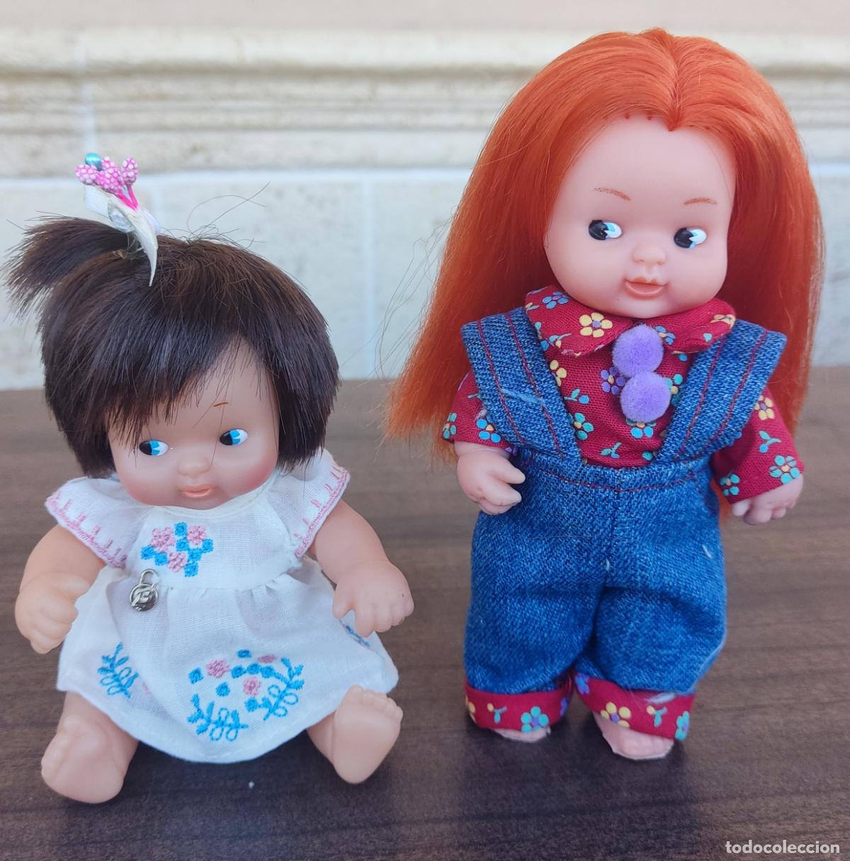 Mu&ntilde;ecas espa&ntilde;olas modernas: Barriguitas de Famosa bruja del 86 y Barriguitas cl&aacute;sica primavera descatalogada.