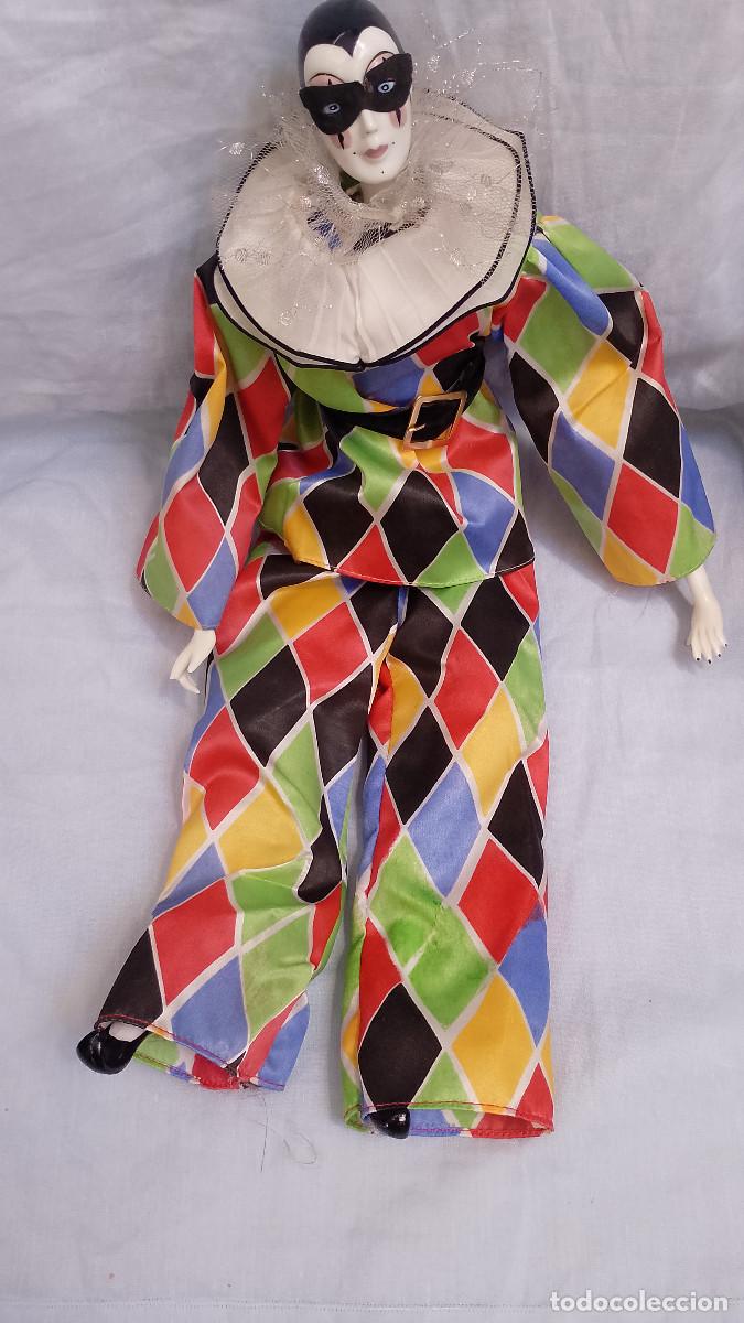 Mu&ntilde;ecas espa&ntilde;olas modernas: MU&Ntilde;ECA ARLEQUIN PORCELANA - Foto 2