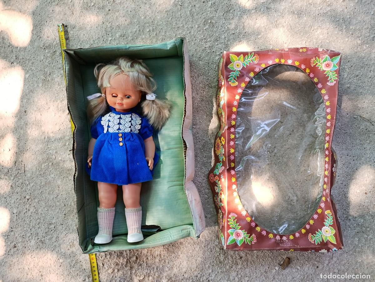 Mu&ntilde;ecas espa&ntilde;olas modernas: mu&ntilde;eca alfonso a&ntilde;os 70 nueva en caja sin uso de almac&eacute;n necesita aseo revisi&oacute;n embalaje mal estado
