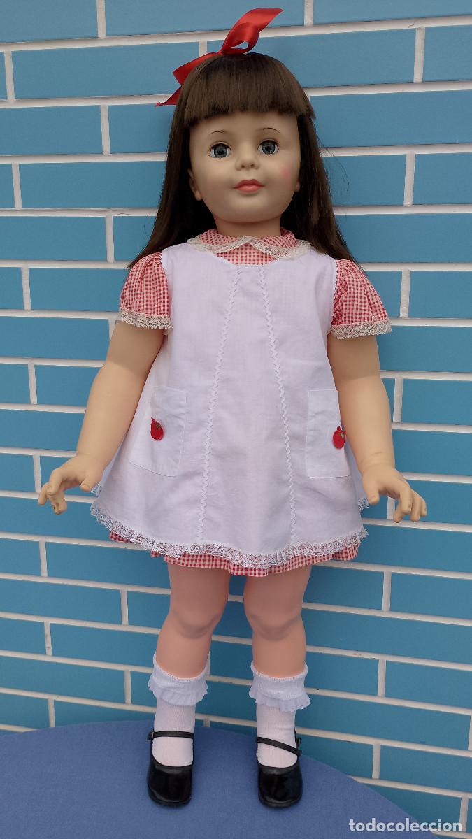Mu&ntilde;ecas espa&ntilde;olas modernas: Mu&ntilde;eca antigua americana Patti Playpal de Ideal Toy, grande de 88 cm de los a&ntilde;os 60