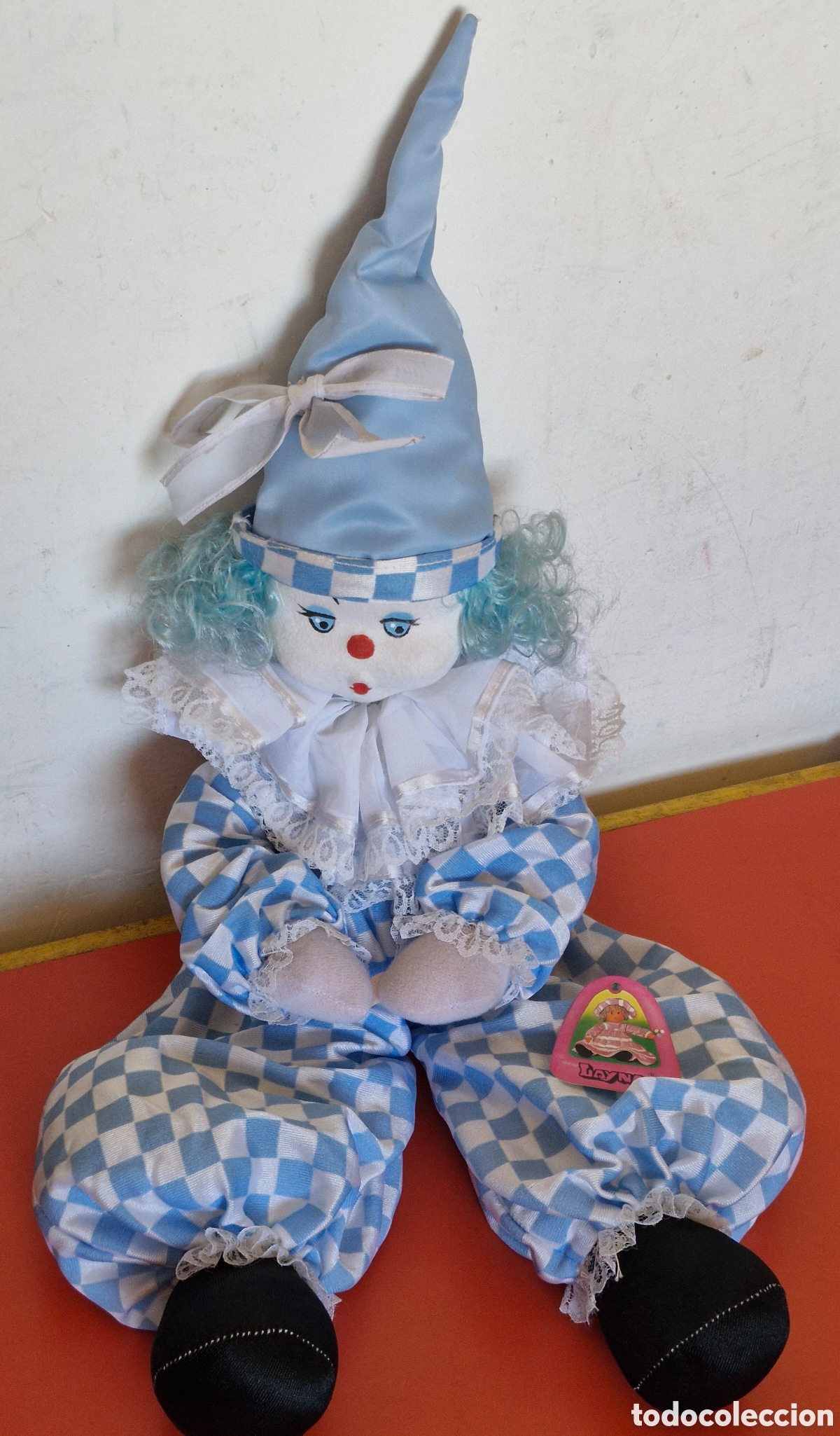 Mu&ntilde;ecas espa&ntilde;olas modernas: PAYASO DE TRAPO.LAYNA 80'S.SIN USO.