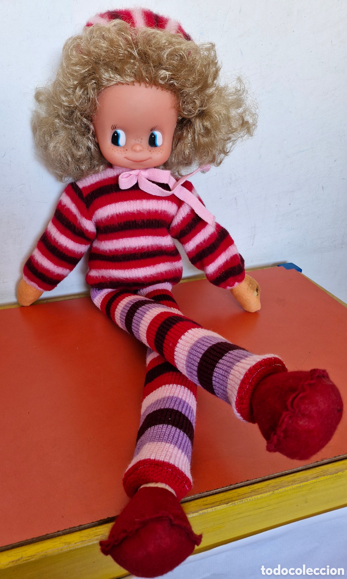 Mu&ntilde;ecas espa&ntilde;olas modernas: MU&Ntilde;ECA DOROTEA DE TRAPO.EDA 80'S.SIN USO.