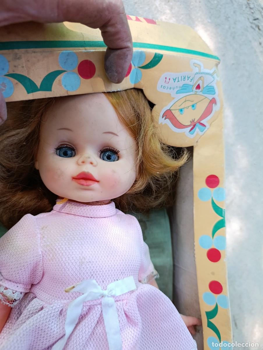 Mu&ntilde;ecas espa&ntilde;olas modernas: mu&ntilde;eca nydia farita nueva en caja sin uso de almac&eacute;n necesita aseo revisi&oacute;n embalaje mal estado