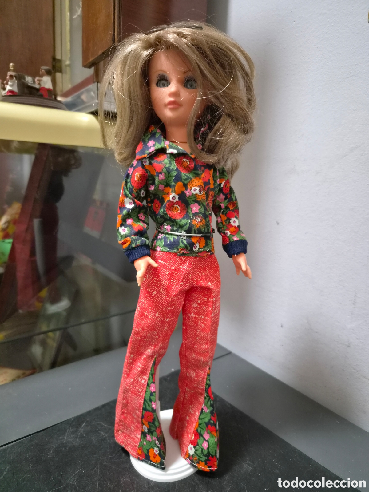 Mu&ntilde;ecas espa&ntilde;olas modernas: ANTIGUA MU&Ntilde;ECA FANNY DE VICMA A&Ntilde;OS 70 ORIGINAL
