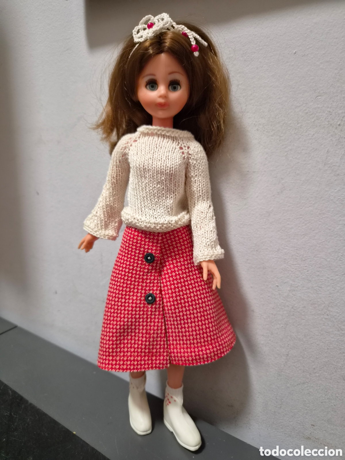 Mu&ntilde;ecas espa&ntilde;olas modernas: ANTIGUA MU&Ntilde;ECA LISSI DE GUILLEM Y VICEDO ORIGINAL A&Ntilde;OS 70 GRAN ESTADO