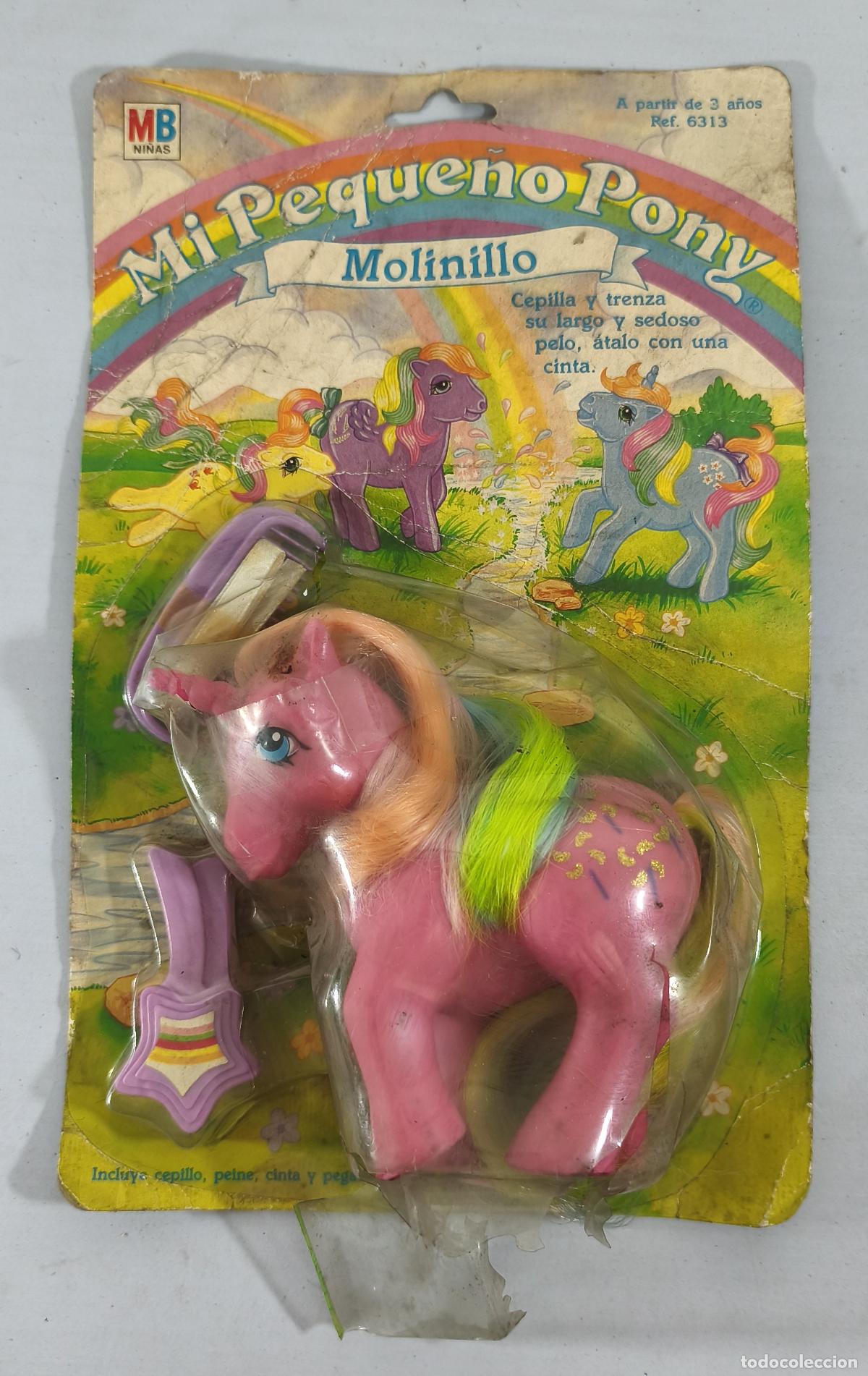 Mu&ntilde;ecas espa&ntilde;olas modernas: MI PEQUE&Ntilde;O PONY, MOLINILLO, A&Ntilde;O 1986, DE MB, EN BLISTER. CC