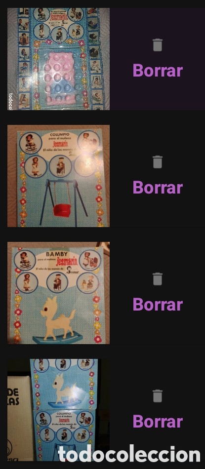 Poup&eacute;es Espagnoles Modernes: &diams;Lote Ahorro Jesmar&iacute;n: Columpio + Bambi + Bl&iacute;ster Ropa
