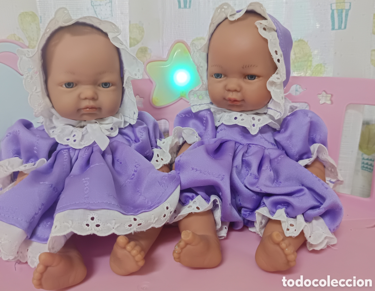 Mu&ntilde;ecas espa&ntilde;olas modernas: Bonita pareja de mu&ntilde;ecos hermanos gemelos ni&ntilde;o y ni&ntilde;a