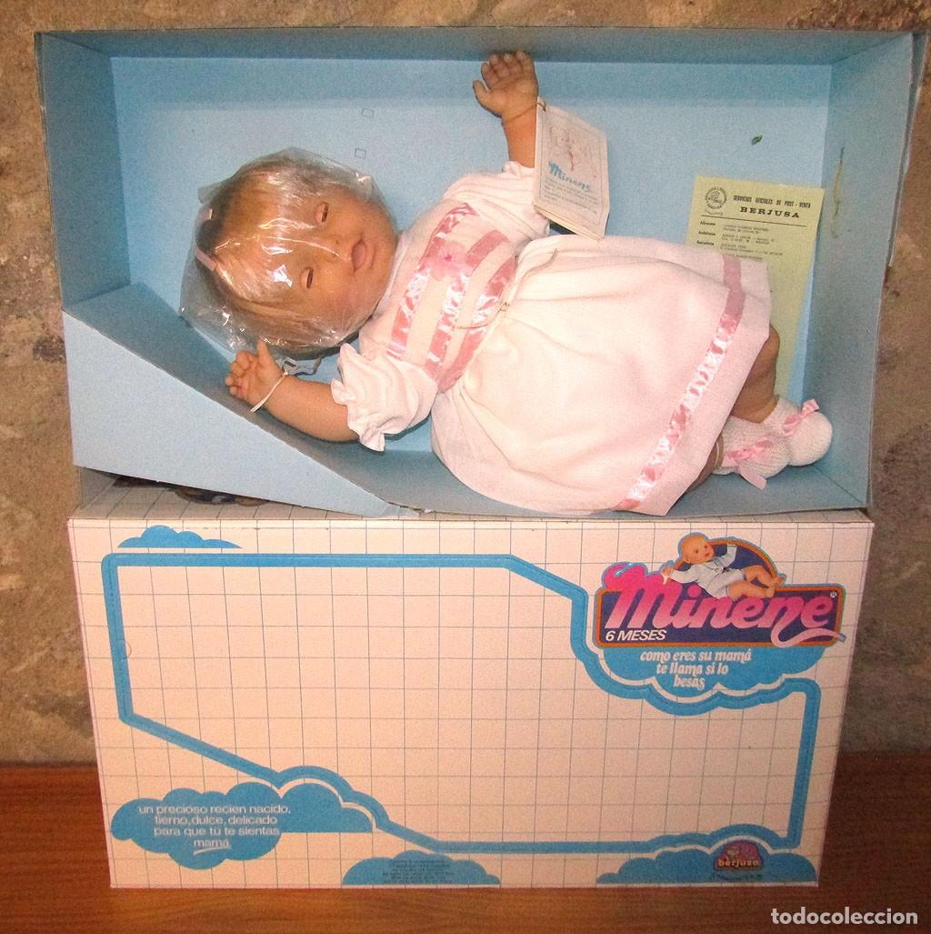 Mu&ntilde;ecas espa&ntilde;olas modernas: ANTIGUA MU&Ntilde;ECA MINENE 6 MESES, DE BERJUSA - NUEVA Y EN SU CAJA